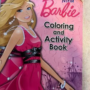 Vintage Barbie coloring book activities 2009